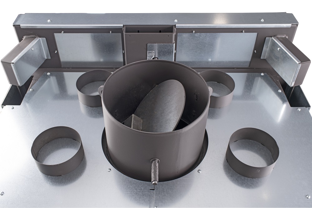 Δυνατότητα εξαγωγής τεσσάρων (2+2) αεραγωγών